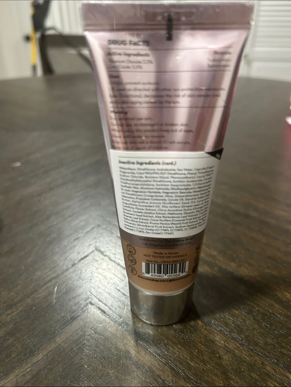 The Crème Shop CC Crème SPF 30 - Fair 30 (Pink Pearl Tube) - Picture 2 of 2